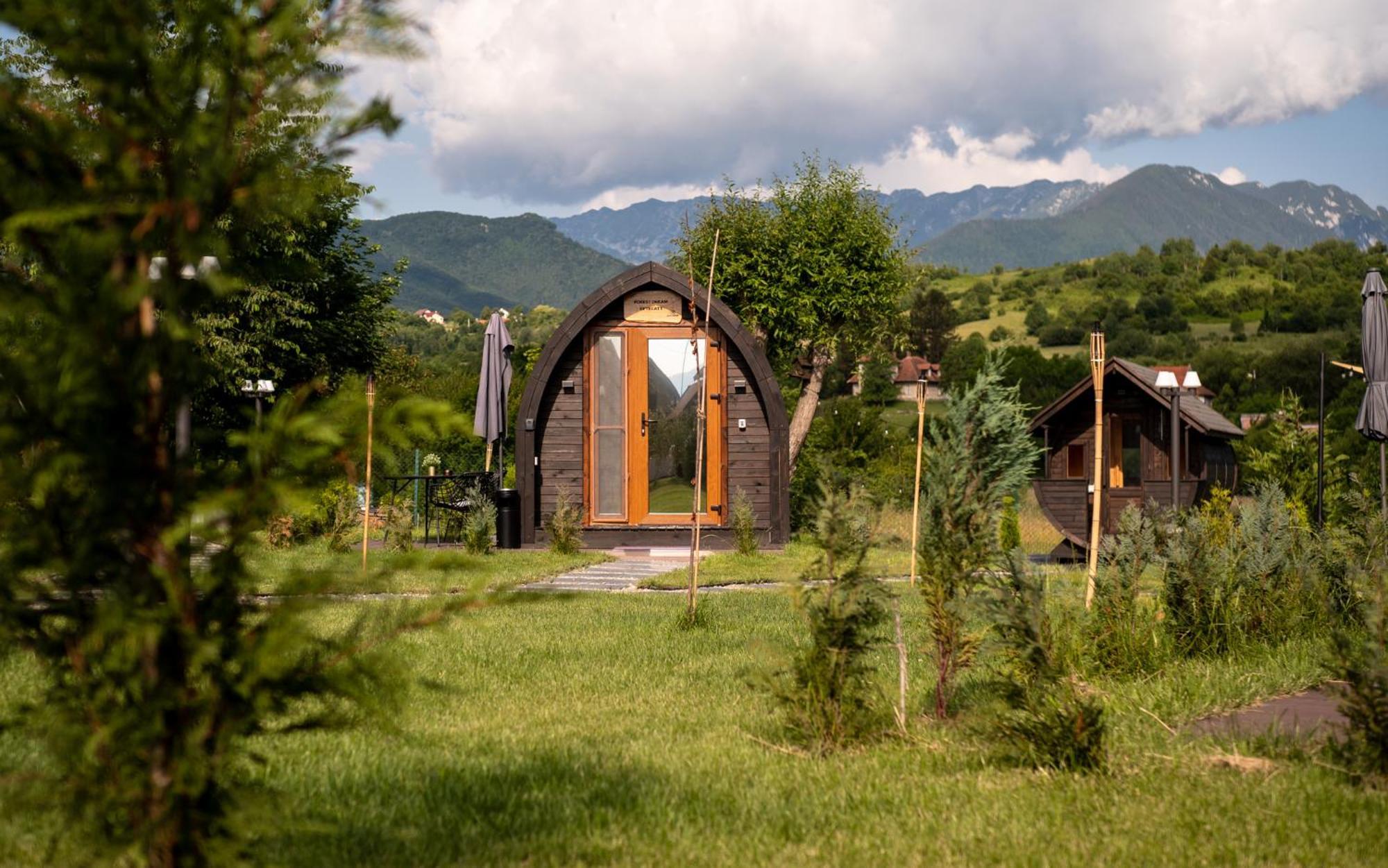 Glamp In Style Pods Resort Бран Екстериор снимка